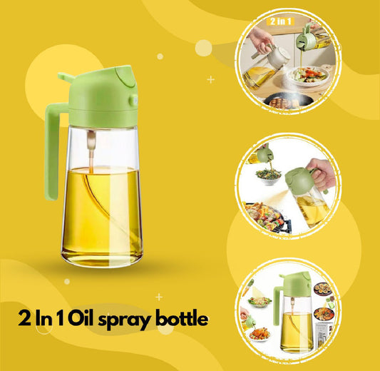 2 In 1 Oil Spray Dispenser (oil spray bottle)