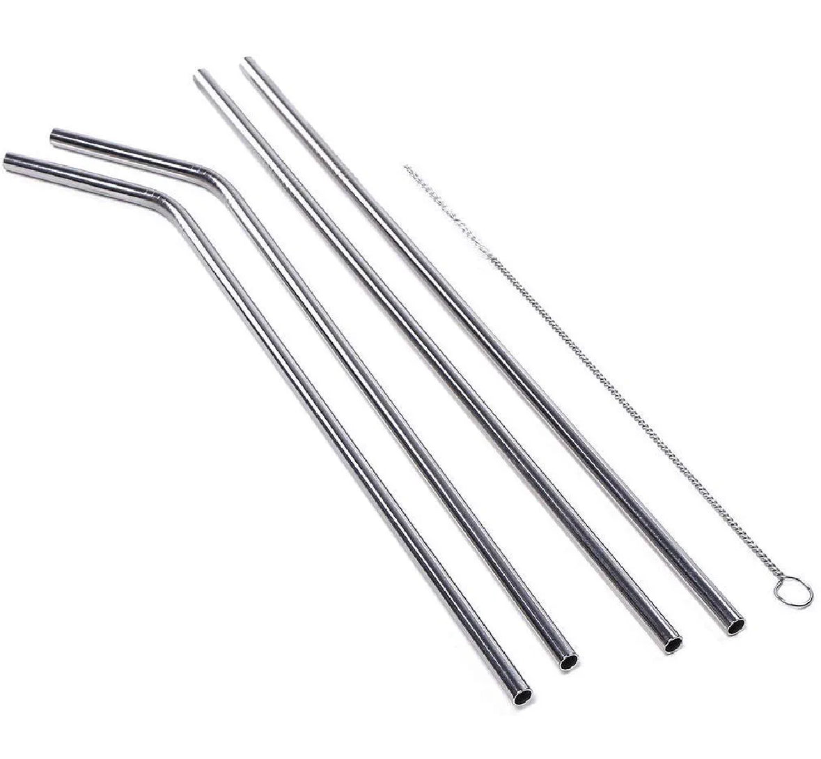 Reusable Stainless Steel Drinking Straws( set of 5)