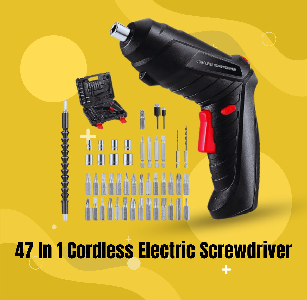 47 In 1 Cordless Electric Screwdriver