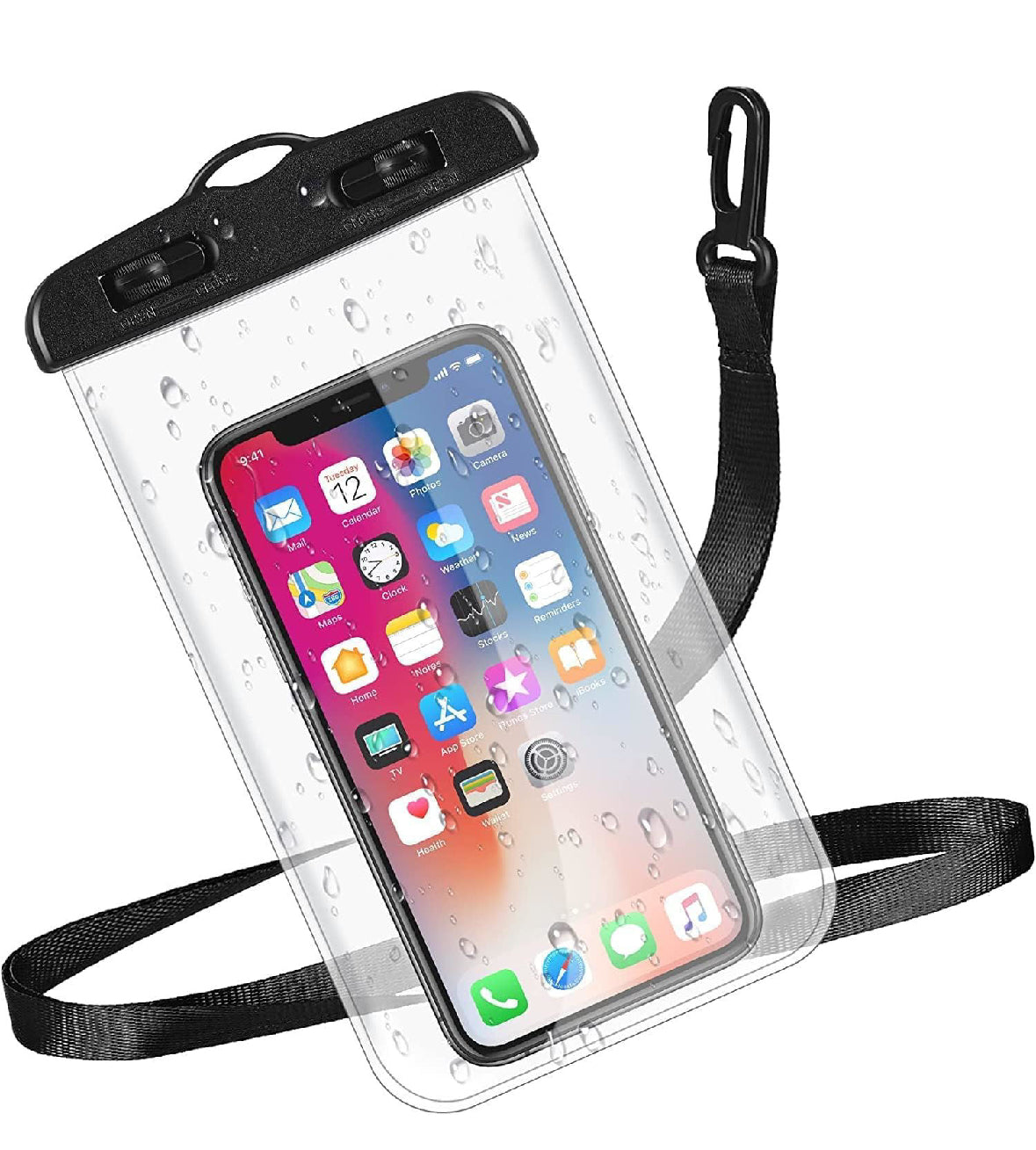 Pack of 2 Waterproof Mobile Phone Pouch  - New